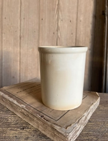 Chunky Buttery Antique Confiture Pot