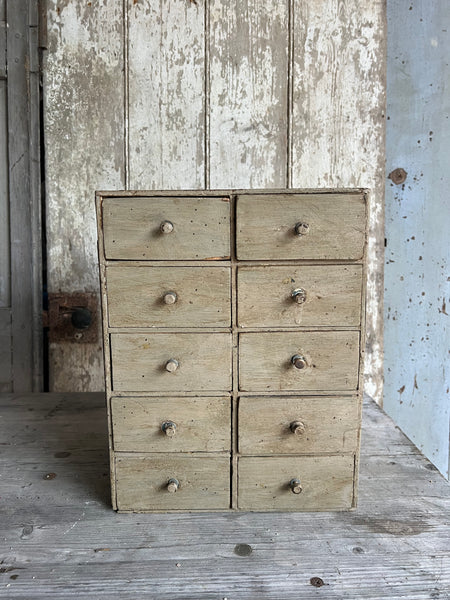 Beautiful Chippy Paint French Drawers