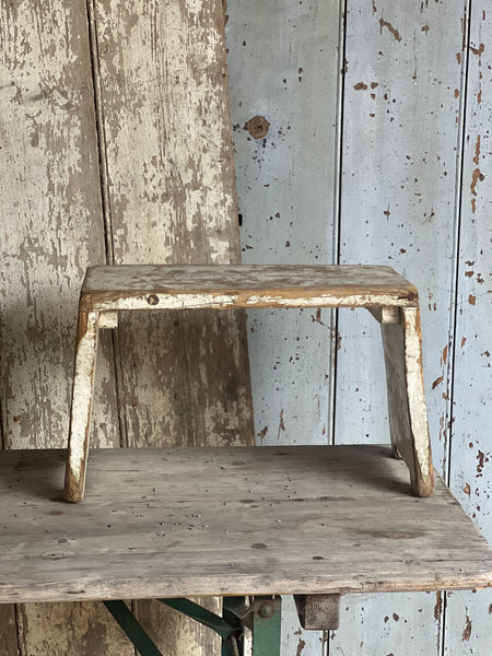 Large Vintage French Stool