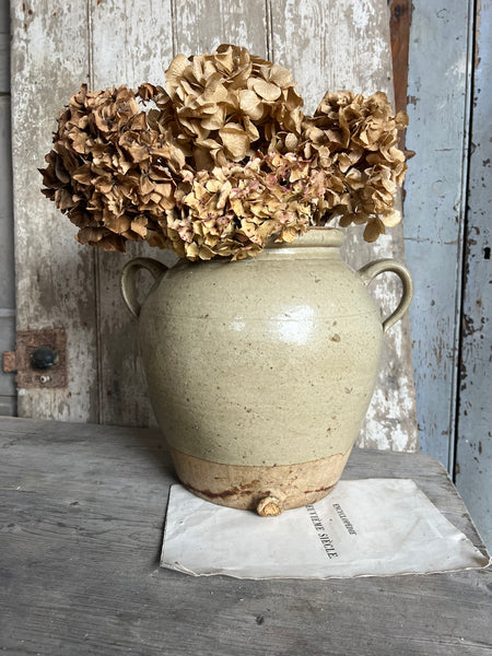 Large Handled French Confit Jar