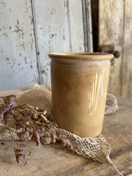 Beautifully Aged Crazed Confiture Pot