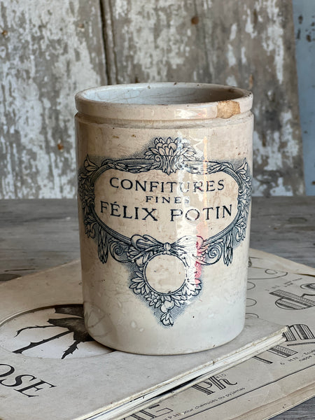 Vintage French Felix Potin Jar