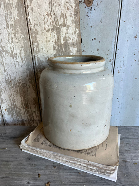 Large French Stoneware Jar