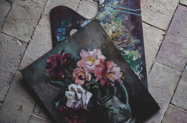 Floral Oil on Board