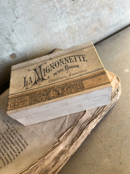 Vintage French Candles Box