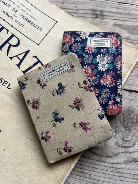 Miniature Fabric French Books for Styling