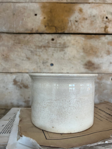 Antique Large French Wide Jar