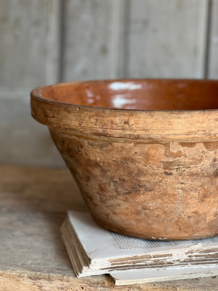 French Earthenware Mixing Bowl