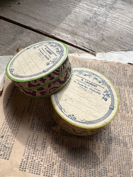 Vintage French Pharmacy Pill Boxes