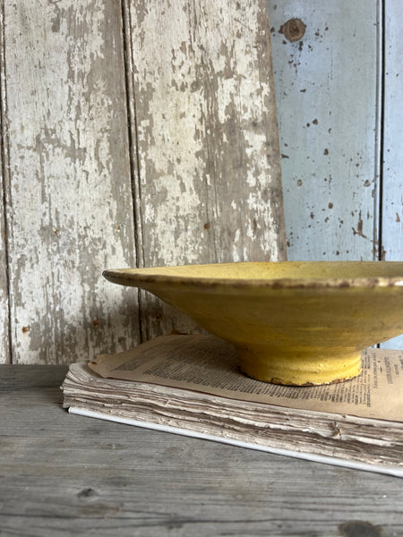 Antique Tian Earthenware Bowl from Provence