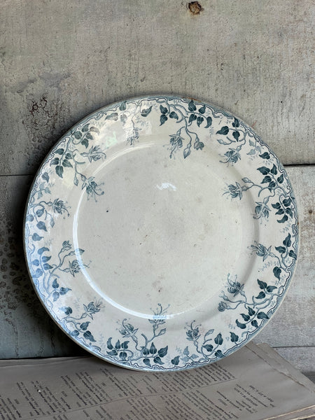 Antique French Transferware Plate