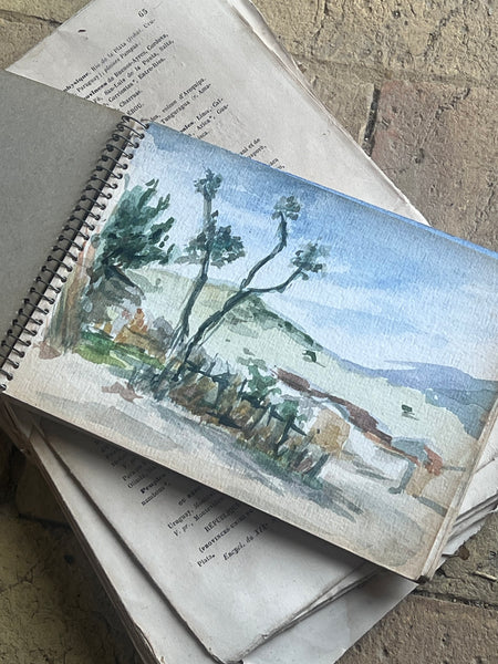 Sweet Vintage French Sketchbook