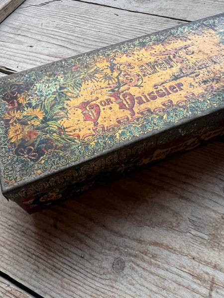 Antique French Soap Tin
