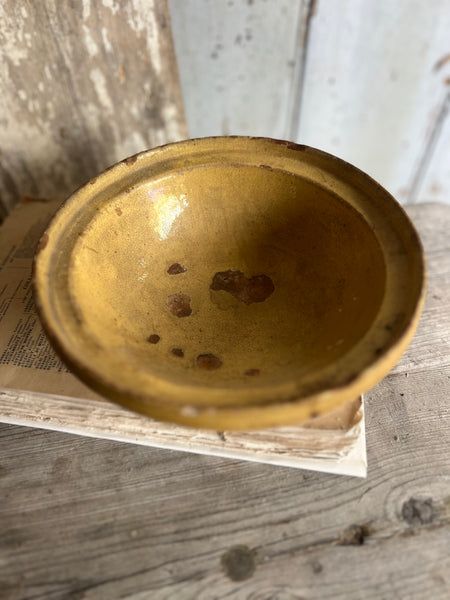 Antique Earthenware Bowl from Provence