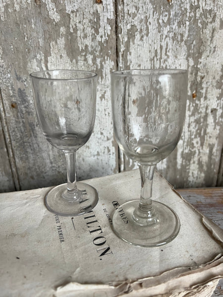 Sweet Blown Vintage Sherry Glasses