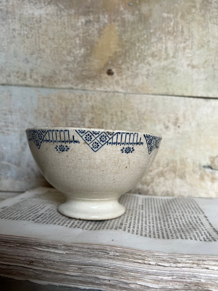 French Transferware Cafe au Lait bowl