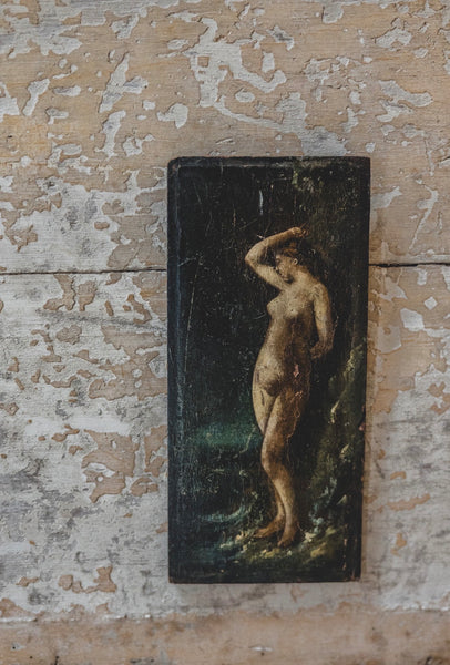 Beautiful Antique Painting on Board