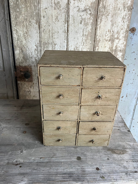 Beautiful Chippy Paint French Drawers