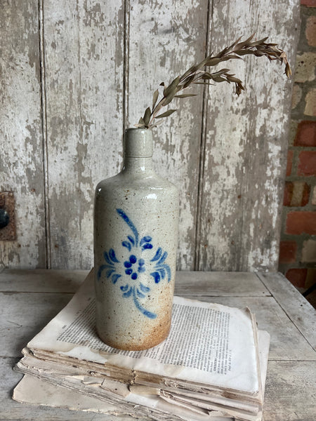 Gorgeous French Vintage Stoneware Bottle
