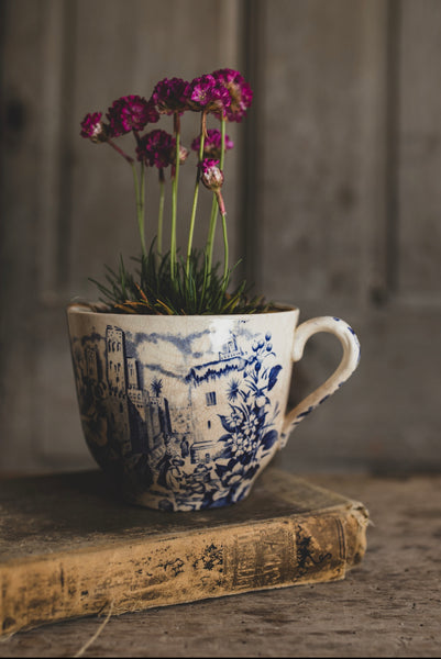 Large Transferware Cup