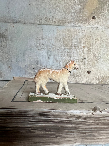 Vintage Wooden Dog