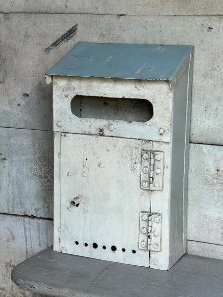 Rustic French Metal Letterbox