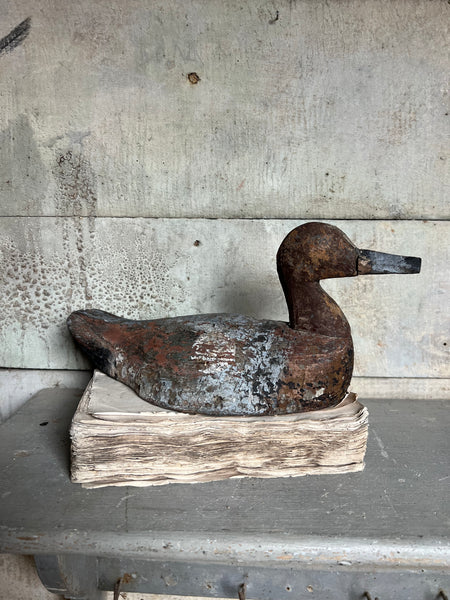 Vintage French Decoy Duck