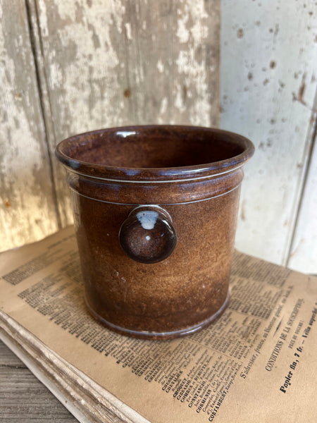 Small Buttery Antique Apothecary Jar