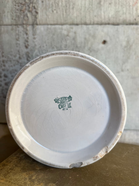 Vintage Creil Montereau French Confiture Pot