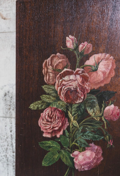 Vintage Floral Oil Painting