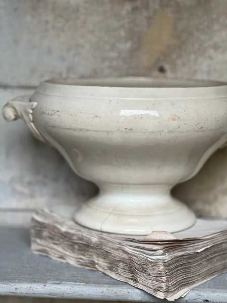 Crazed Vintage French Soupiere