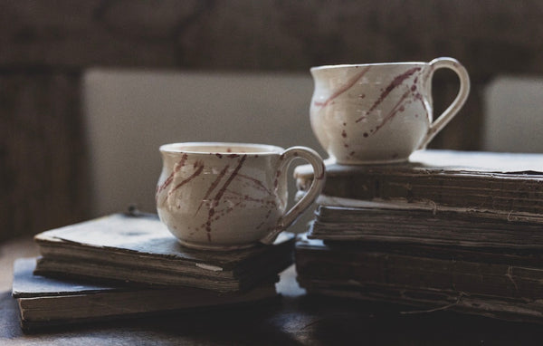 Artisan Handmade Mugs - Pink Splatter