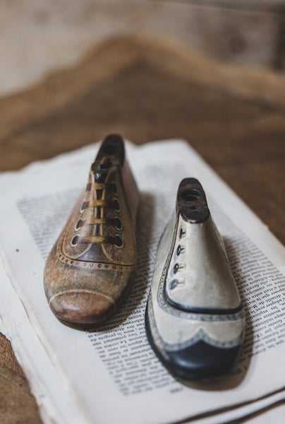 Vintage French Hand Painted Shoe-last