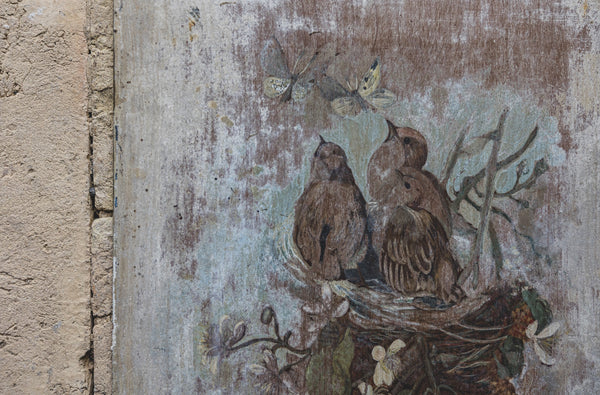 Antique Bird Painting 1894