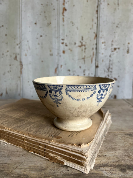 French Transferware Cafe au Lait bowl