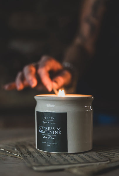 Bougie Française -  Cypress & Grapevine - Loire Valley Region
