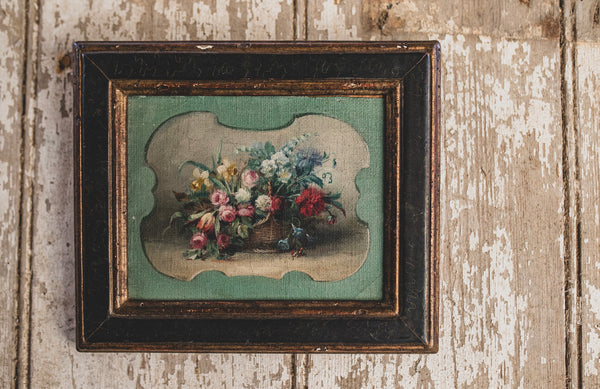 Framed French Vintage Floral