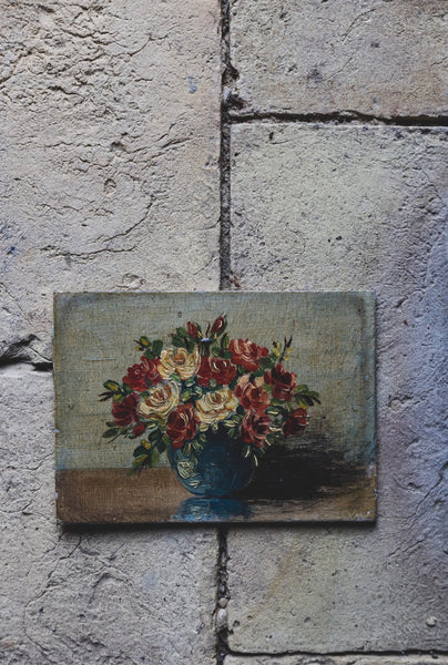 Floral Oil on Board