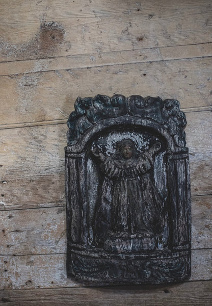 Antique Religious Wall Carving
