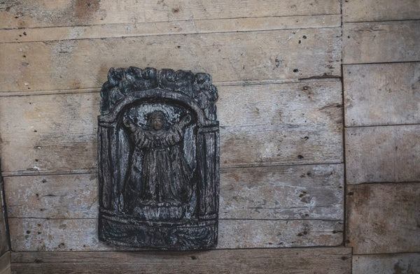 Antique Religious Wall Carving