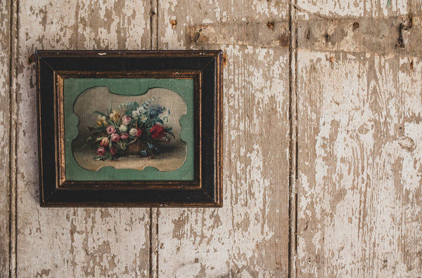 Framed French Vintage Floral