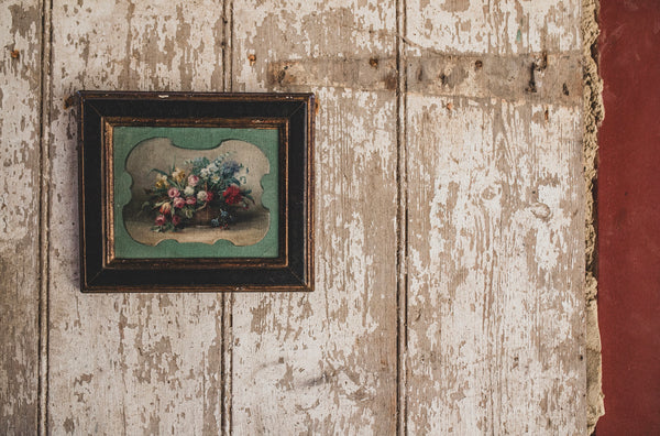 Framed French Vintage Floral