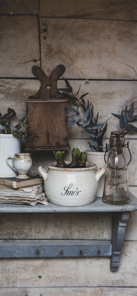 Antique Swedish Large Butter Dish