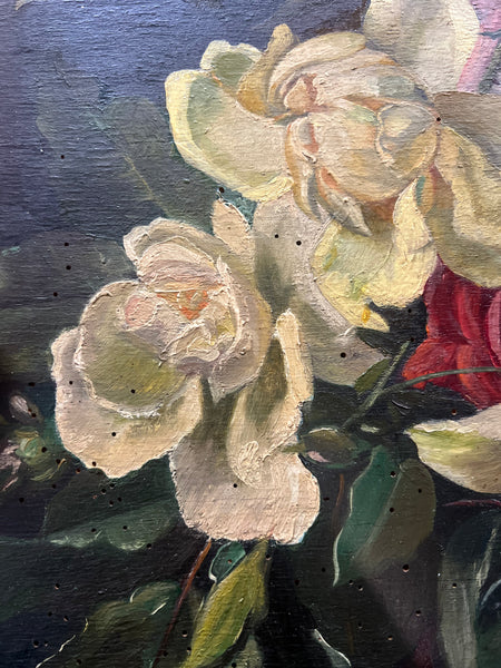 Floral Oil on Board