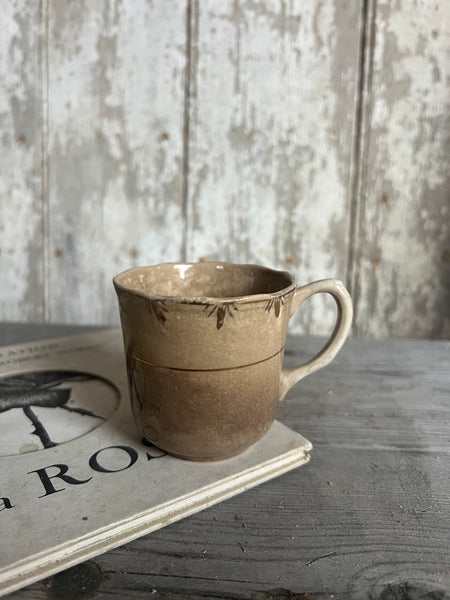 Beautiful Crazed Buttery Cup