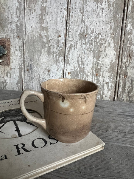 Beautiful Crazed Buttery Cup