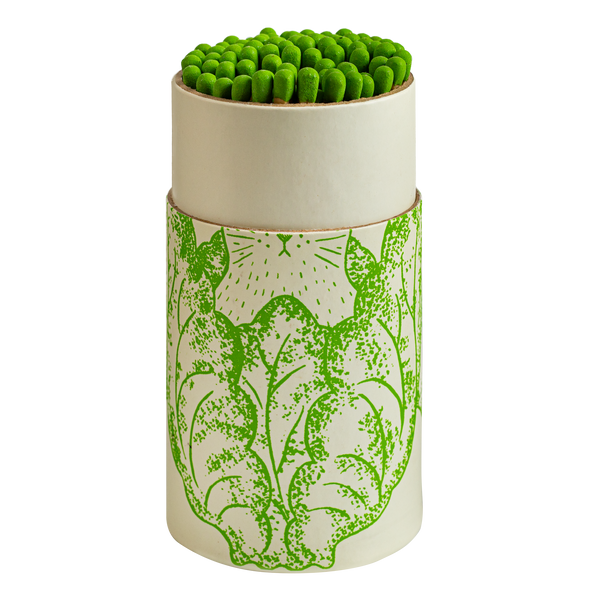 Rabbit in the Lettuce | Large Cylinder - Safety Matches