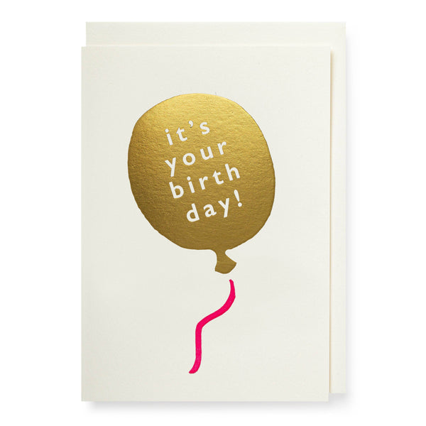 It's Your Birthday | Single Notelet Card