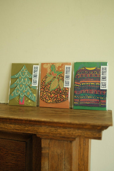 Christmas Pudding Concertina Card