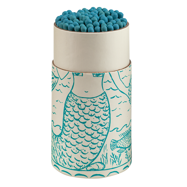 Mermaid Large | Large Cylinder - Safety Matches